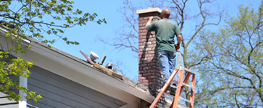 Vinyl and PVC Chimney Flashing Installation in Westerly, RI