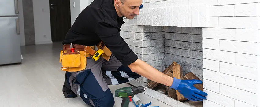 Fireplace Damaged Damper Frame Repair Services in Westerly, Rhode Island