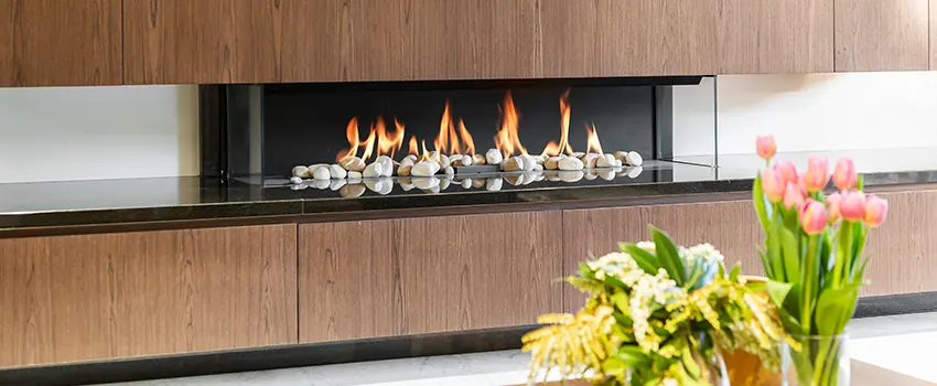 Double-height Fireplace Design Refurbishment in Westerly, Rhode Island